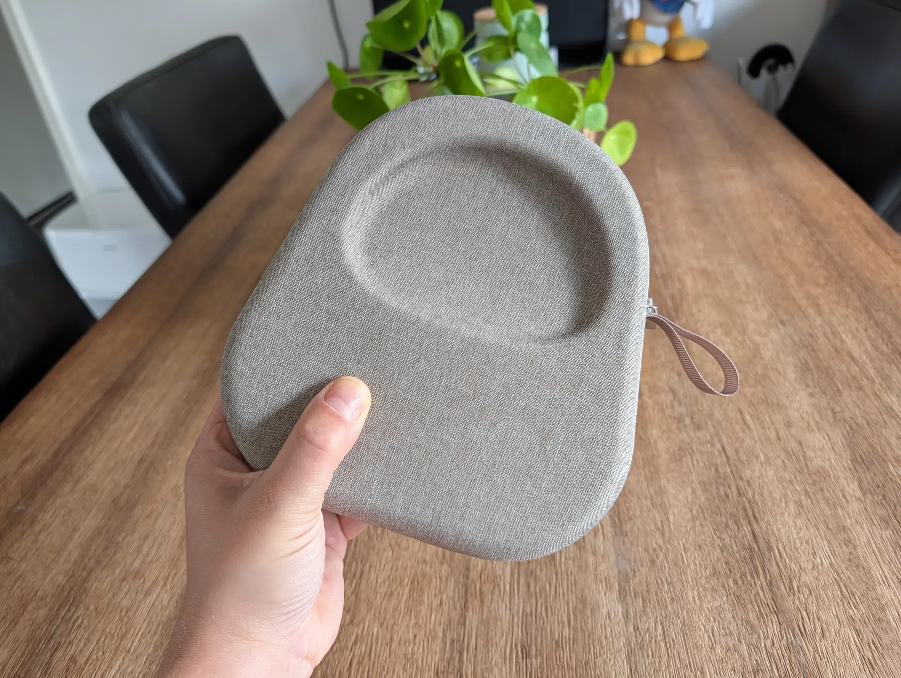 Het opberghoesje is kleiner gemaakt.